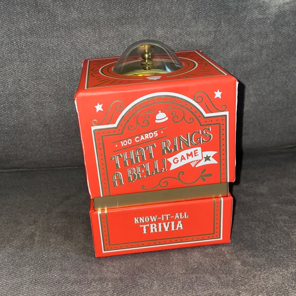 NWT.  That Rings A Bell!  Know it all Trivia